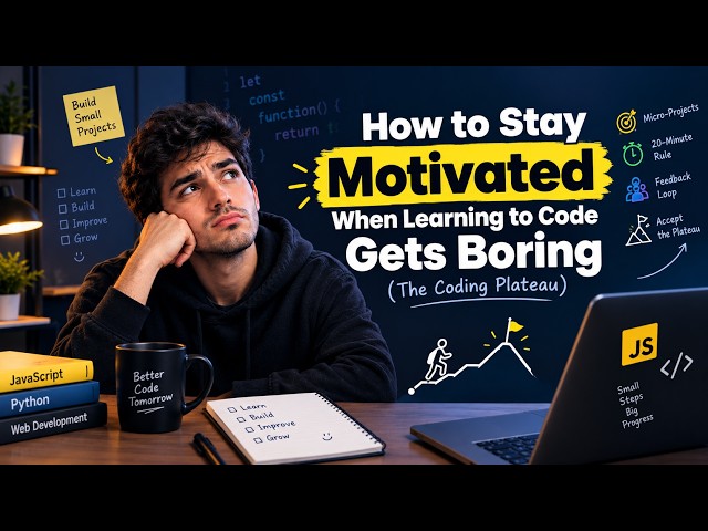 How to Stay Motivated When Learning to Code Gets Boring