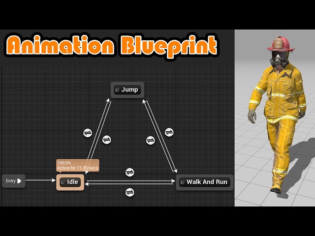 How To Make An Animation Blueprint And Blendspace - Unreal Engine 4 Tutorial