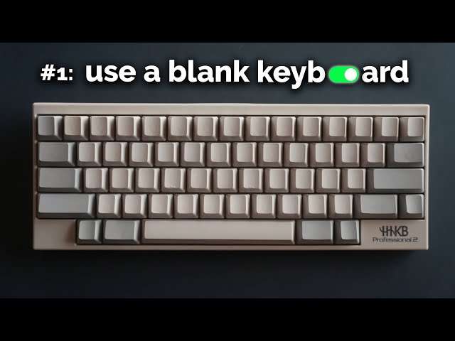 how I learned to type faster passively (170+wpm)