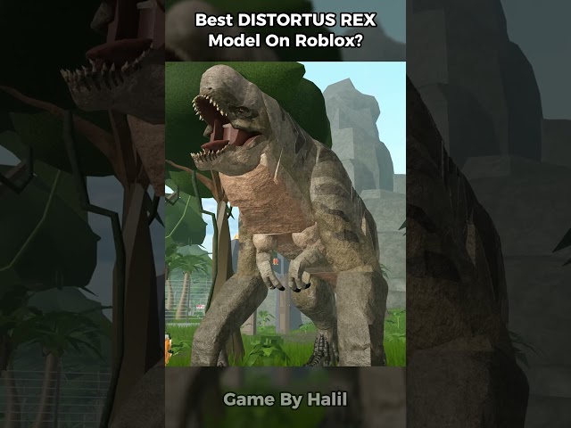 NEW Best D-REX Model On Roblox ?! #shorts #distortusrex