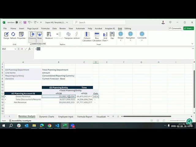 Anaplan XL Demo