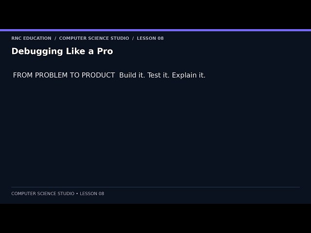 Debug Python Like a Pro — 5 Beginner Bugs You Need to Recognize | 10/41