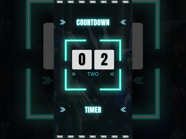10 Seconds Countdown Timer With Voice Countdown