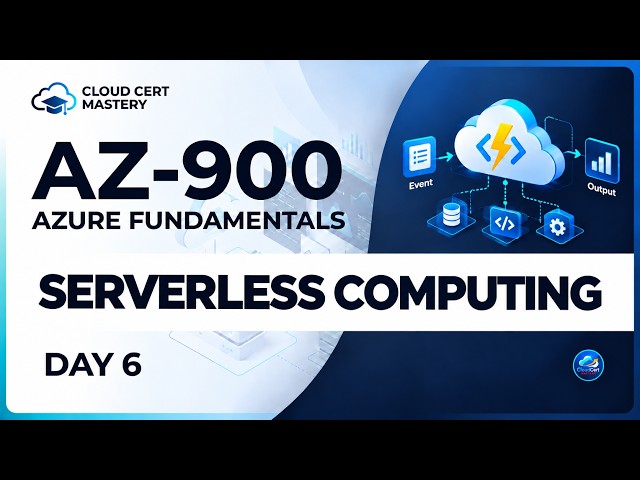 AZ-900 Serverless Computing Explained | Azure Functions, Logic Apps & Exam Tips