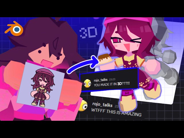 Surprising people with 3D models of their OCs