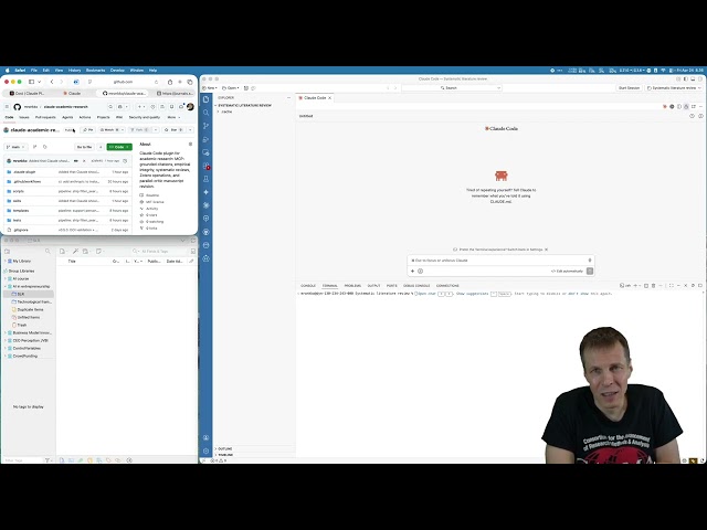 Fully automated systematic literature review with Claude Code (Opus 47 with skills and MCP servers)