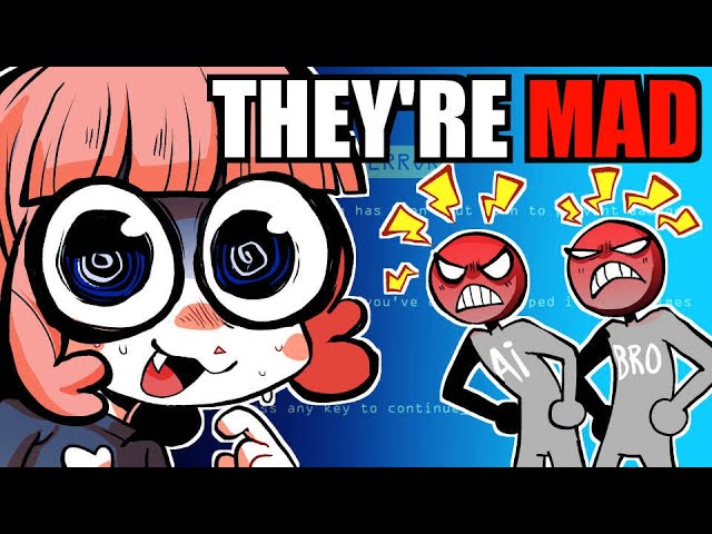 THE AI 'ARTISTS' ARE MAD AT ME