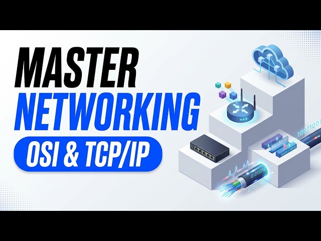 Computer Networks Full Course | Data Communication, OSI, TCP/IP, Routing & Protocols