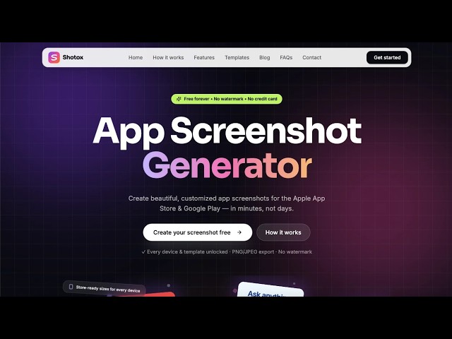 Shotox — Create Stunning App Store Screenshots in Minutes | Full Walkthrough | ThewodmApps