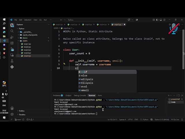 Live Code n Chill | Finishing Python OOPS
