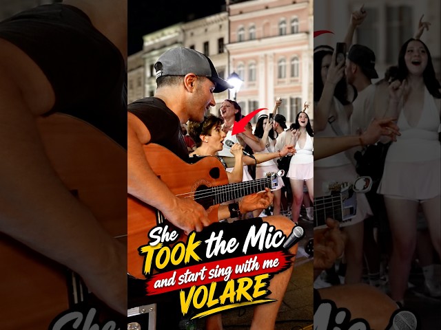 She Couldn’t Resist Singing… VOLARE! ❤️