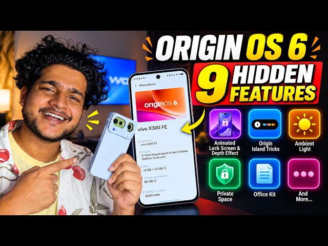 Top 9 Origin OS 6 Tips & Tricks You SHOULD Know! | Vivo & iQOO Hidden Features