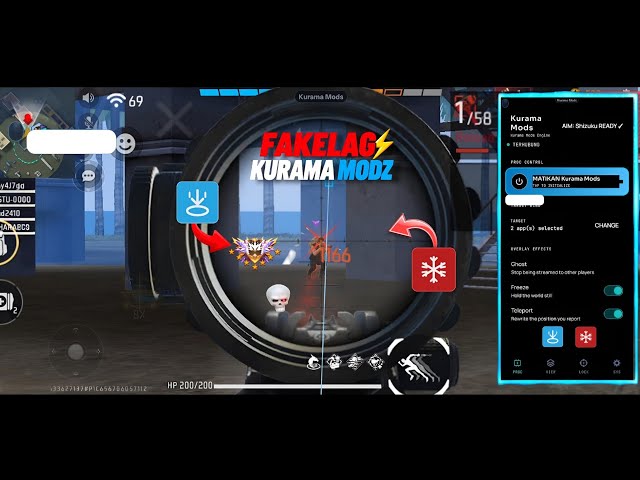 FAKE LAG "Kurama Modz"👑 | 🥶 FREEZE + V2 +TELEKILL ♾️ + GOST  💥 | FF OB54 ANTIBAN 💯 | BESTU OFFICIAL