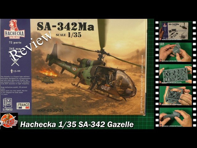 Hachecka 1/35 SA-342 Gazelle Review