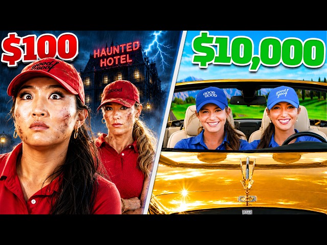 $100 vs $10,000 Golf Road Trip Ep. 2 | Good Good Girls