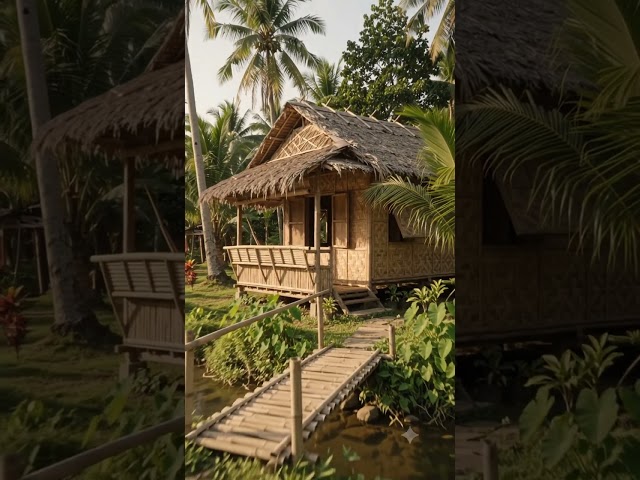 Simple living, peaceful surroundings, and the beauty of a traditional bahay kubo beside the river.