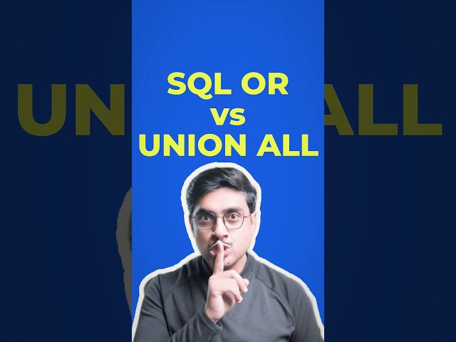 SQL Query Performance - Which One To Choose SQL OR Operator Or UNION ON operator