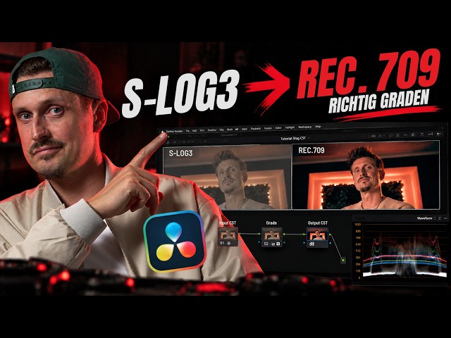 S-Log3 RICHTIG graden – CST Workflow für DaVinci Resolve