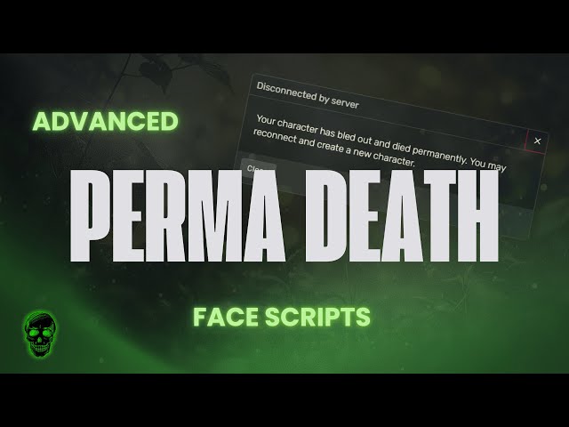 Advanced Perma Death Script for FIVEM GTAV Qbox Servers - by FACE SCRIPTS