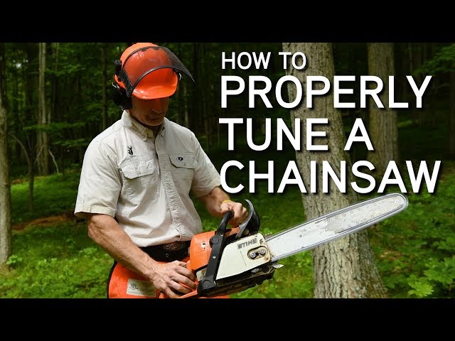 How To Tune A Chainsaw | Adjusting The Carburetor