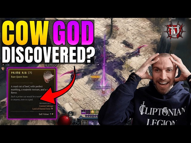 The Cow Level Was Just the Beginning… (Cow God Discovered) In Diablo 4 Season 13!
