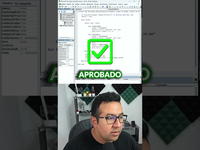EXCEL: APPROVE or REJECT RECORDS with a Double Click ✅❌