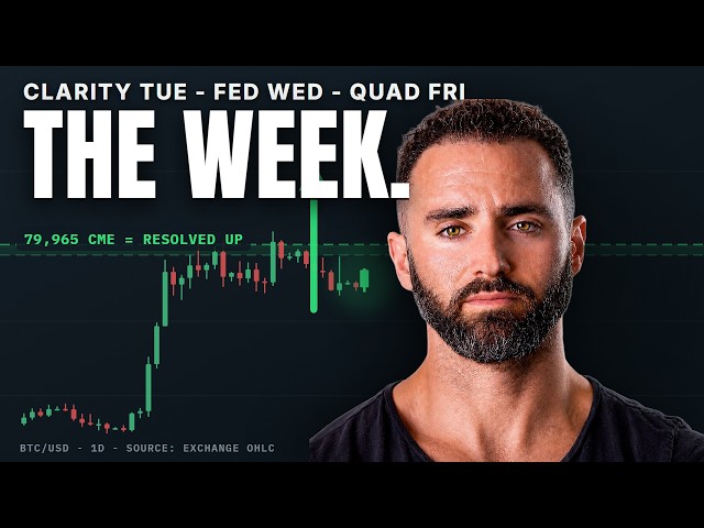 Clarity Vote, Fed Hike, Quad Witching: Bitcoin's Map for the Biggest Week of the Quarter