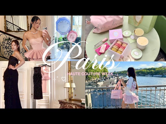 PARIS COUTURE WEEK vlog ₊˚⊹♡ fashion shows, vintage shopping & more