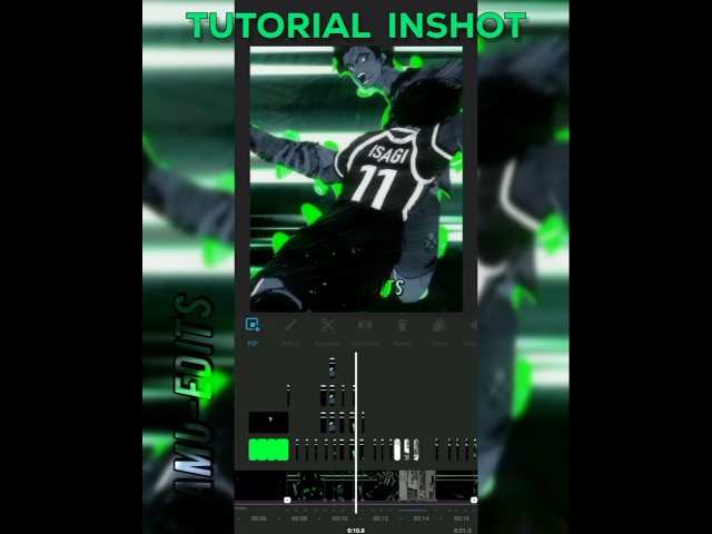 EDIT MANGA Inshot Tutorial #bluelock #tutorial#edit #rinitoshiedit