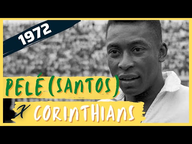 PELÉ vs Corinthians 1972 | Melhores Jogadas do Rei na Goleada por 4 a 0 (RARO)