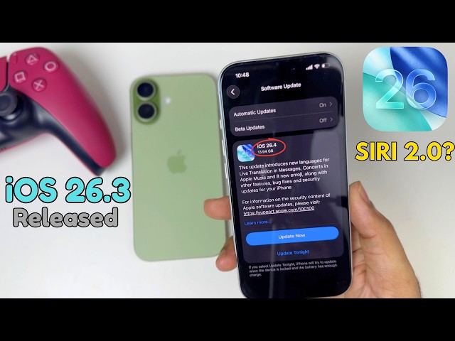 iOS 26.4 🔥 Update Tamil || iOS 26.4 New Features Released