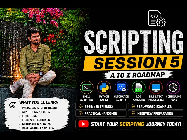Shell Scripting Session 5 | Linux Basics for Beginners | Learn With Aaftab