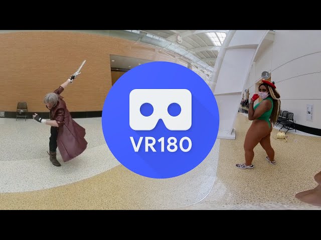 Cosplay VR180 Test footage Featuring Dante from Devil May Cry