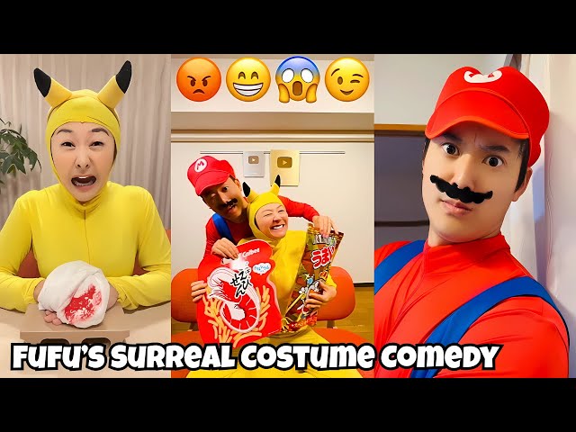 Surreal Ziki & Zaki Costume Horror Comedy | Fufu/ふうふ Bizarre Sketch Compilation 2024 Part3