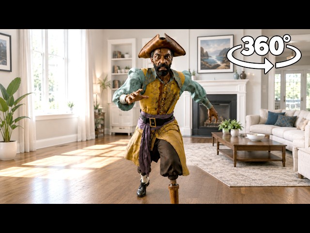 CAPTAIN CLARK BROKE INTO YOUR HOUSE! | 360 VR 4K
