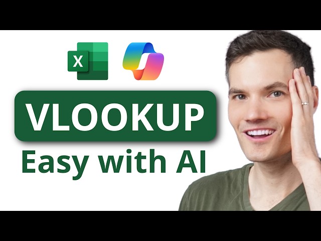 VLOOKUP in Excel with Copilot AI (No Formula Needed!)