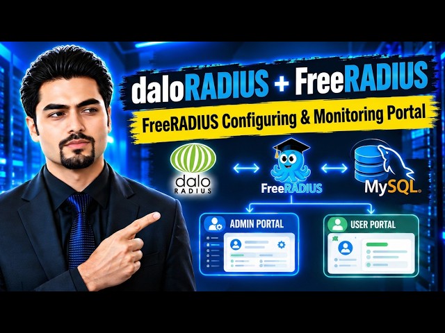 How to Install daloRADIUS with FreeRADIUS & MySQL | Admin & User Portal Virtual Hosts