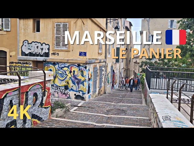 Marseille, France - walking tour to explore Le Panier - a district for artists!