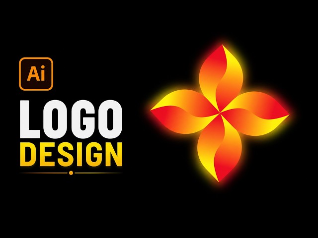 🔥How to Create a Professional Logo in Adobe Illustrator | Step-by-Step Tutorial