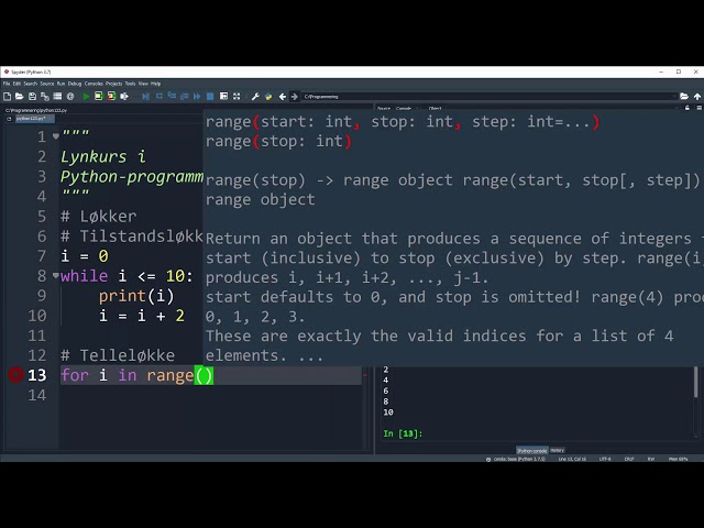 Lynkurs i Python-programmering