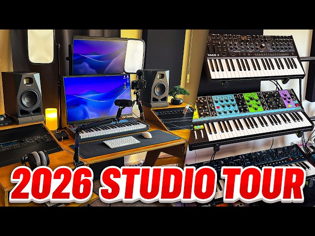 My Music Production Studio & Desk Setup Tour (2026)