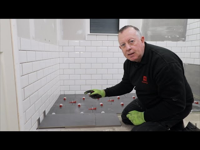 How to tile a floor