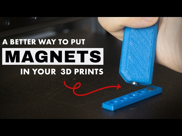 I made a tool to put magnets in your 3D prints