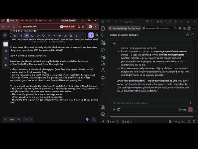Youtube system design Interview Questions