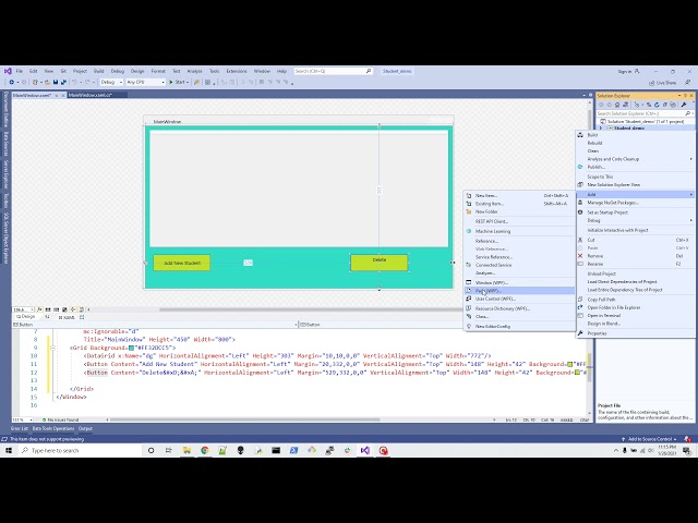 Student Form Update Delete and Save Using Constructor || POJO Class ||C# Programming