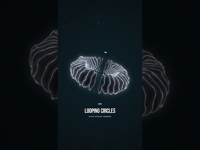 Looping Circle Animation in After Effects