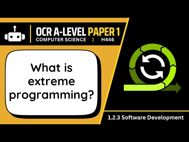 Extreme Programming | 2.3 | OCR A-Level Computer Science