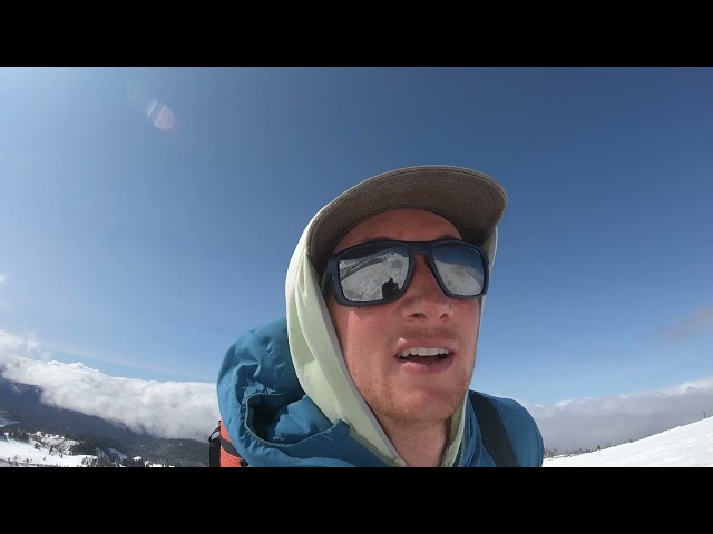 Skiing Mt. Adams and Hood with my Brother