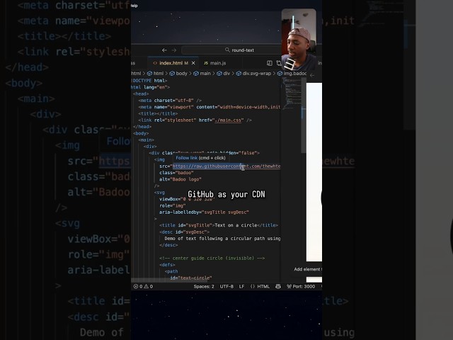 use github as your CDN. #git #webdevelopment #frontend #uidesign #uxdesign