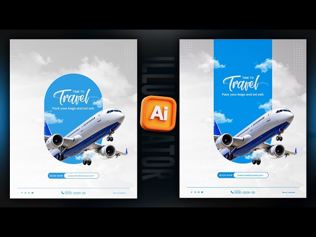 Adobe Illustrator Travel Poster Tutorial | Step-by-Step Graphic Design
